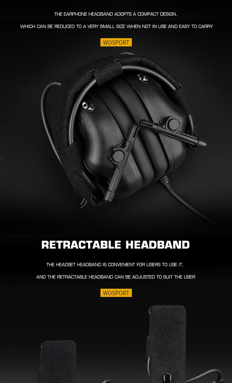 WoSport Active Headset Gen5 plus FAST Helmet Mount - Green OD-A-WOSP147-OD asgbox.pl WoSport Active Headset Gen5 plus FAST Helmet Mount - Green - obrazek 11