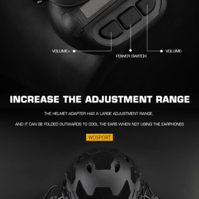 WoSport Active Headset Gen5 plus FAST Helmet Mount - Black OD-A-WOSP147-TAN asgbox.pl WoSport Active Headset Gen5 plus FAST Helmet Mount - Black OD-A-WOSP147-TAN asgbox.pl