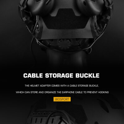 WoSport Active Headset Gen5 plus FAST Helmet Mount - Black OD-A-WOSP147-TAN asgbox.pl WoSport Active Headset Gen5 plus FAST Helmet Mount - Black OD-A-WOSP147-TAN asgbox.pl