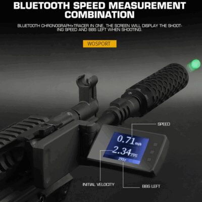 Lighter X3600 tracer unit plus chrono - Black OD-A-WOSP176 asgbox.pl