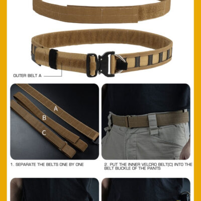 Special Ops shooting belt w/ Molle - Black OD-A-WOSP126-BK asgbox.pl