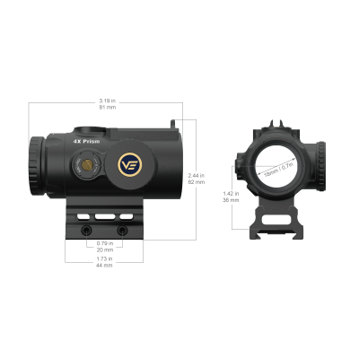 Scope PARAGON 4x24 - Micro Prism OD-A-SCPS-M04 asgbox.pl Scope PARAGON 4x24 - Micro Prism OD-A-SCPS-M04 asgbox.pl
