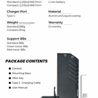 AceTech GENESIS BIFROST Compact G-19 Tracer Unit - Black OD-A-PAT5000-B-001 asgbox.pl AceTech GENESIS BIFROST Compact G-19 Tracer Unit - Black OD-A-PAT5000-B-001 asgbox.pl