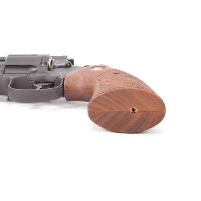 King Arms PYTHON 357 EVIL V2 Gas Revolver - Grey / Wood OD-A-KARMS308 asgbox.pl
