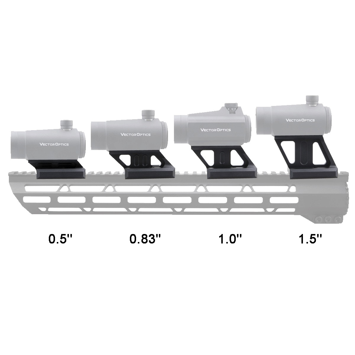 VO 0.83" Profile CANTILEVER T1 / Maverick RIS Riser Mount - Black OD-A-MAV-P08 asgbox.pl VO 0.83" Profile CANTILEVER T1 / Maverick RIS Riser Mount - Black - obrazek 11