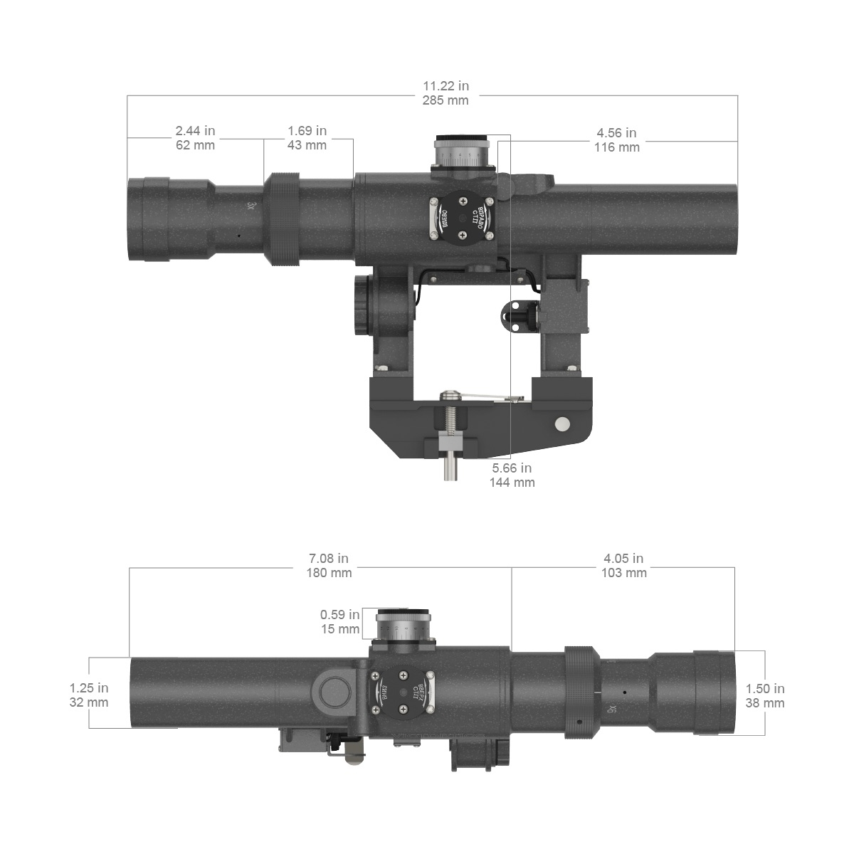 VictOptics SVD Scope 3-9x24 FFP OD-A-OPFF-03 asgbox.pl VictOptics SVD Scope 3-9x24 FFP - obrazek 9