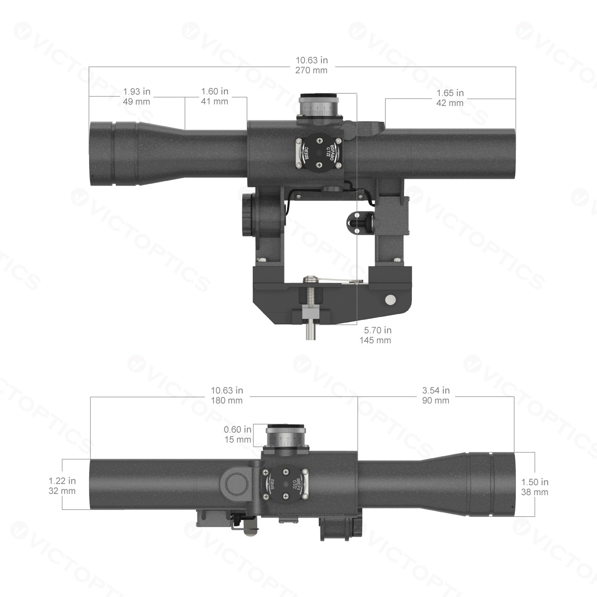 VictOptics SVD Scope 4x24 FFP OD-A-OPSL34 asgbox.pl VictOptics SVD Scope 4x24 FFP - obrazek 10