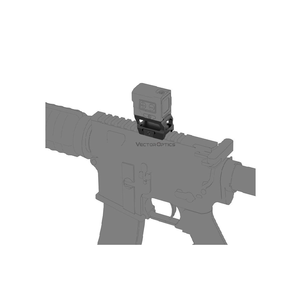 High RIS mount for FRENZY Plus Red dot OD-A-SCFRM-15 asgbox.pl High RIS mount for FRENZY Plus Red dot - obrazek 11