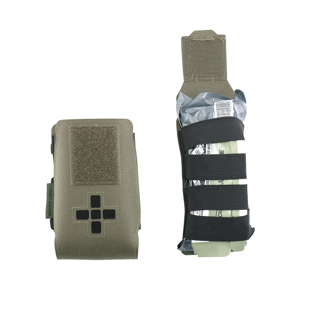 WAS Small Horizontal IFAK Medic Pouch Laser-Cut - Ranger Green OD-A-W-LC-SH-IFAK-RG asgbox.pl WAS Small Horizontal IFAK Medic Pouch Laser-Cut - Ranger Green - obrazek 6