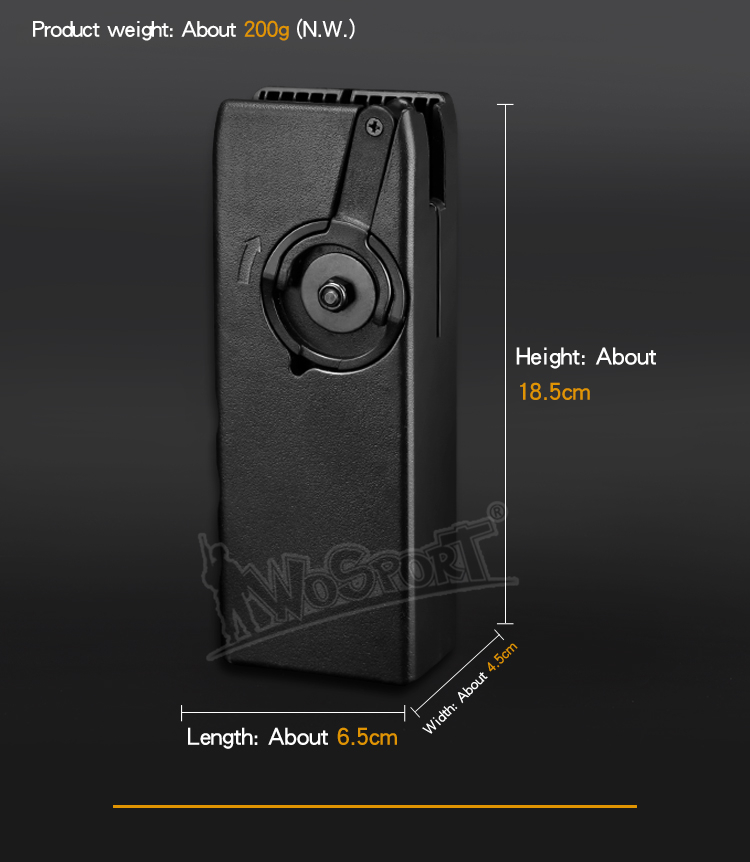 WST Lever Speedloader, 1000 BBs - Transparent (bright) OD-A-WOSP179-LIM asgbox.pl WST Lever Speedloader, 1000 BBs - Transparent (bright) - obrazek 6