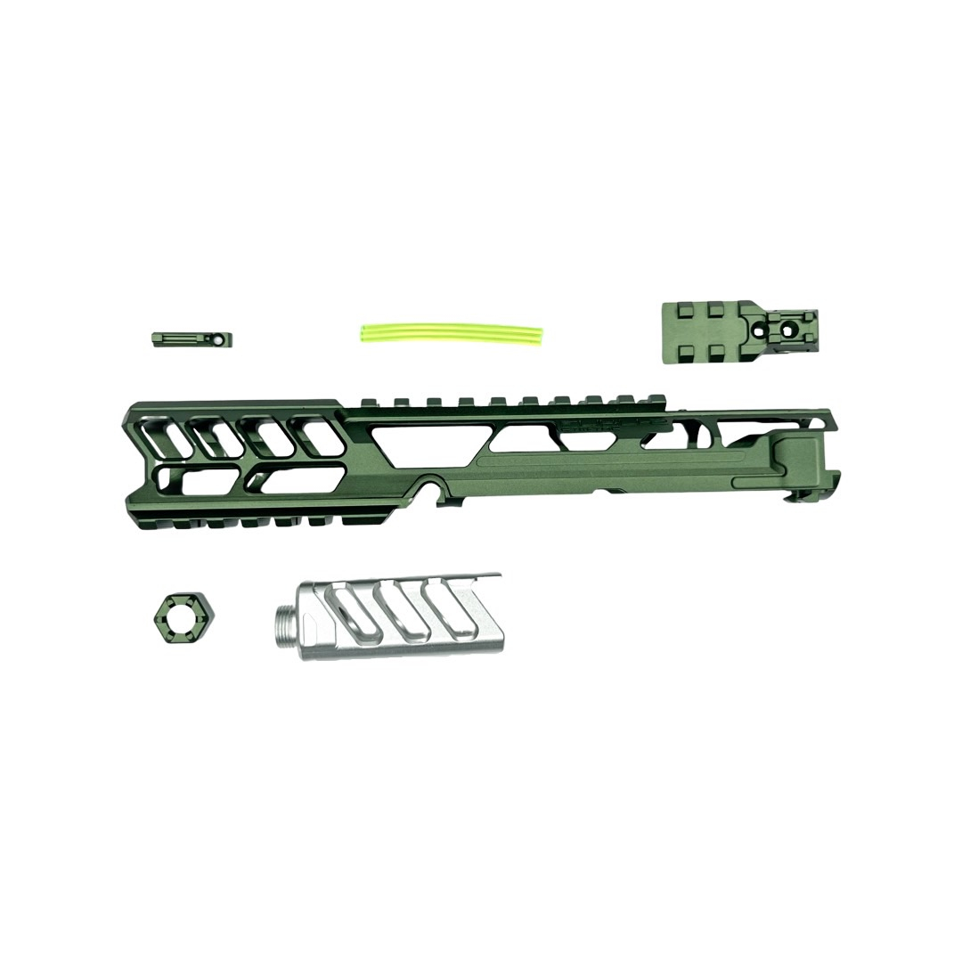 CNC Upper set for AAP01 CTM FUKU-2 (Long) - Green/Silver OD-A-CTM0037-ODSV asgbox.pl CNC Upper set for AAP01 CTM FUKU-2 (Long) - Green/Silver - obrazek 10