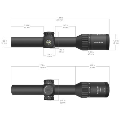 Riflescope CONTINENTAL 1-6 x 24i Fiber (LPVO) OD-A-SCOC-44 asgbox.pl Riflescope CONTINENTAL 1-6 x 24i Fiber (LPVO) OD-A-SCOC-44 asgbox.pl