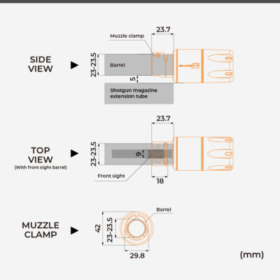 AceTech QUARK C (BLASTER) Shotgun Tracer Unit - Black OD-A-PAT4010-B-001 asgbox.pl AceTech QUARK C (BLASTER) Shotgun Tracer Unit - Black OD-A-PAT4010-B-001 asgbox.pl