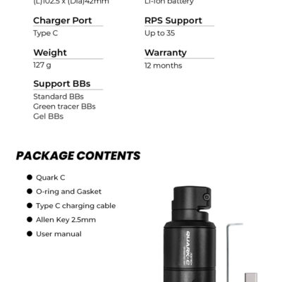 AceTech QUARK C (BLASTER) Shotgun Tracer Unit - Black OD-A-PAT4010-B-001 asgbox.pl AceTech QUARK C (BLASTER) Shotgun Tracer Unit - Black OD-A-PAT4010-B-001 asgbox.pl