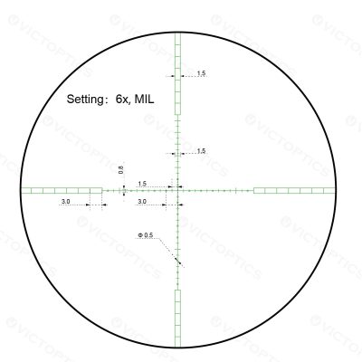 LPVO scope VictOptics S4 1,5-6x28 - Black OD-A-OPSL32 asgbox.pl LPVO scope VictOptics S4 1,5-6x28 - Black OD-A-OPSL32 asgbox.pl