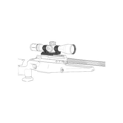 One-piece mount for CANT 34mm scope, 0MOA standard tilt - Black OD-A-XASR-3014 asgbox.pl One-piece mount for CANT 34mm scope, 0MOA standard tilt - Black OD-A-XASR-3014 asgbox.pl