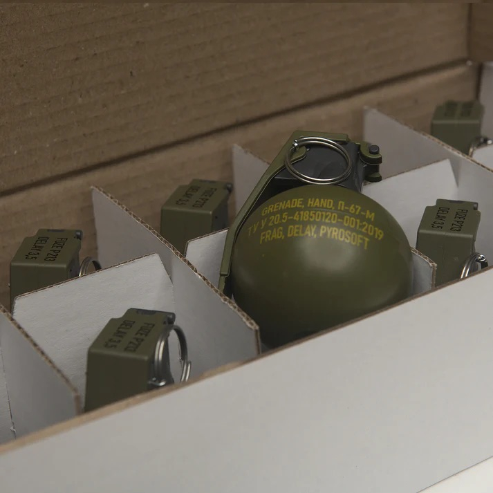 10x Airsoft hand grenade P-67M NATO OD-A-P-67M-10 asgbox.pl 10x Airsoft hand grenade P-67M NATO - obrazek 7