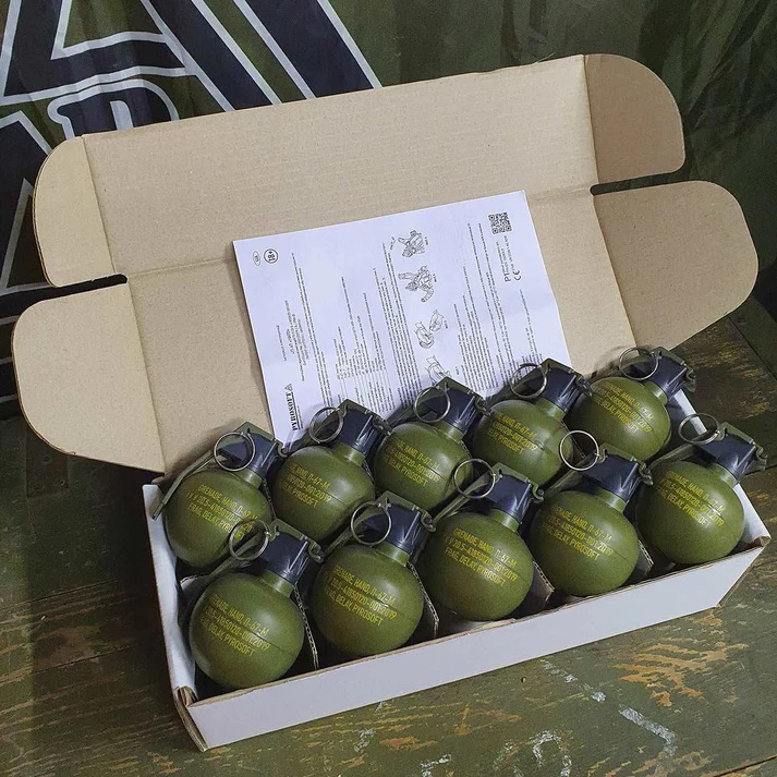 10x Airsoft hand grenade P-67M NATO OD-A-P-67M-10 asgbox.pl 10x Airsoft hand grenade P-67M NATO - obrazek 8