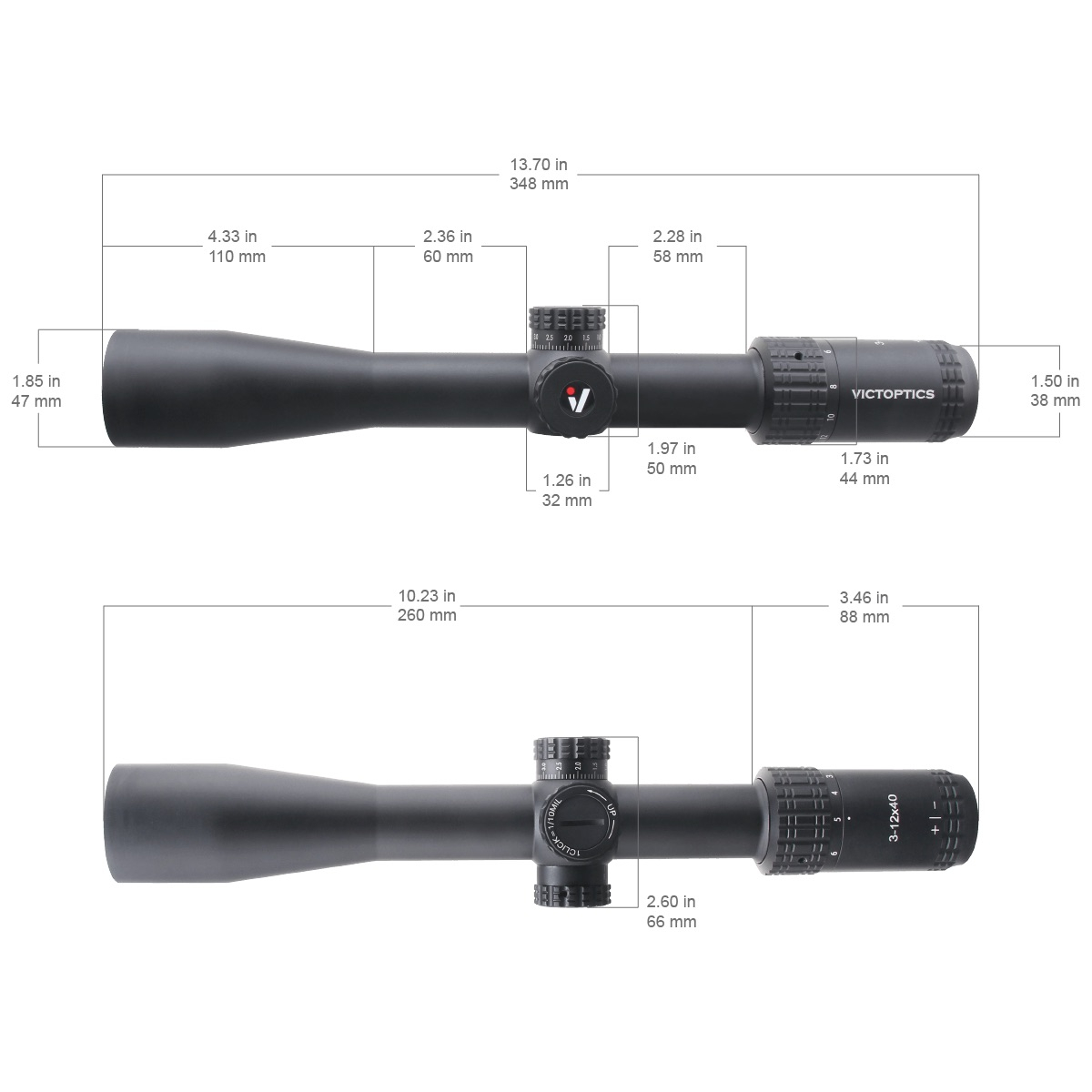 Riflescope VictOptics S4 3-12x40 SFP OD-A-OPSL31 asgbox.pl Riflescope VictOptics S4 3-12x40 SFP - obrazek 11