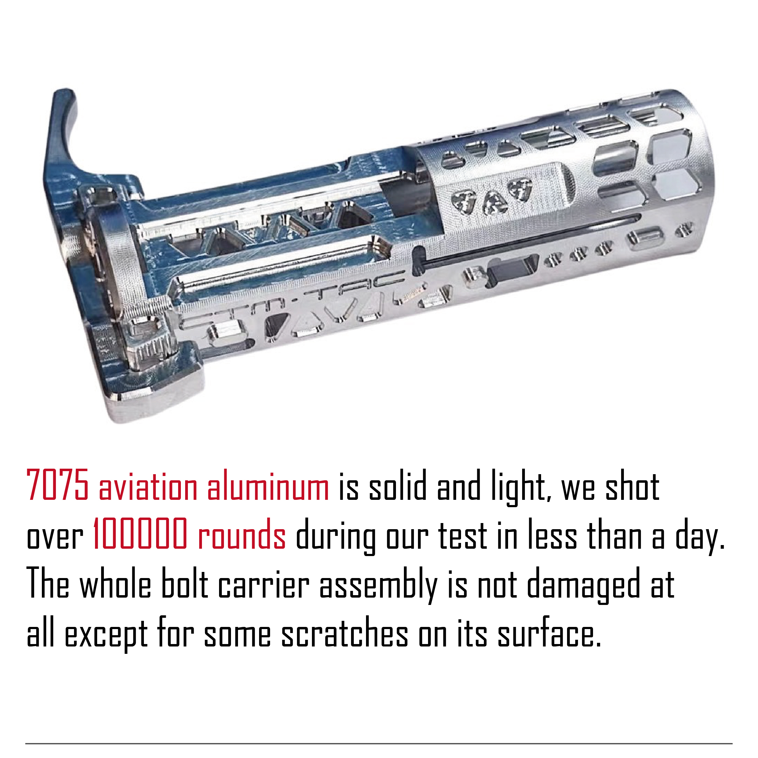 CTM ADVANCED V2 CNC Bolt for AAP-01 GBB - Silver OD-A-CTM0061-SV asgbox.pl CTM ADVANCED V2 CNC Bolt for AAP-01 GBB - Silver - obrazek 7