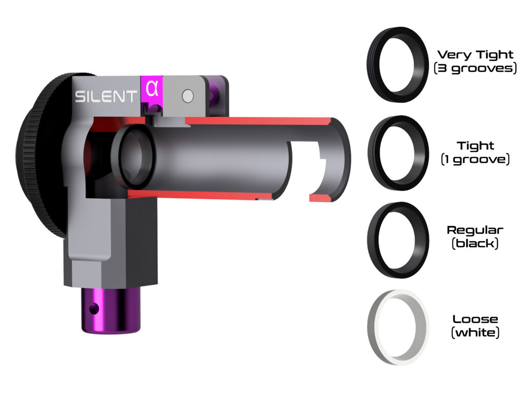 Silent Industries CNC hop-up chamber ALPHA M4/16 AEG/HPA OD-A-SILENT01 asgbox.pl Silent Industries CNC hop-up chamber ALPHA M4/16 AEG/HPA - obrazek 10