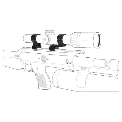 VO Cantilever 1.25 Inch Mounting Rings for 30mm Riflescope - Black OD-A-XASR-3016 asgbox.pl VO Cantilever 1.25 Inch Mounting Rings for 30mm Riflescope - Black OD-A-XASR-3016 asgbox.pl