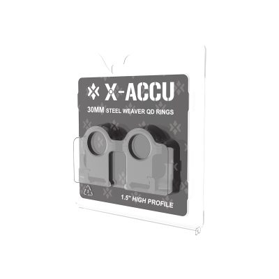 VO steel QD mounting rings 30mm, high - Black OD-A-XASR-SQ13 asgbox.pl