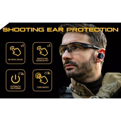 EARMOR M20T Bluetooth Earplugs Hearing Protection - Black OD-A-M20T-BK asgbox.pl EARMOR M20T Bluetooth Earplugs Hearing Protection - Black OD-A-M20T-BK asgbox.pl