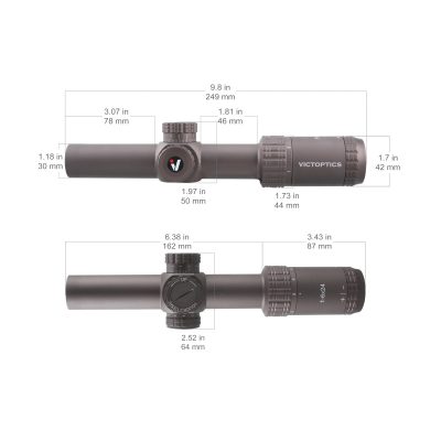 VictOptics S6 1-6x24 SFP LPVO Riflescope - Brown OD-A-OPSL23 asgbox.pl VictOptics S6 1-6x24 SFP LPVO Riflescope - Brown OD-A-OPSL23 asgbox.pl