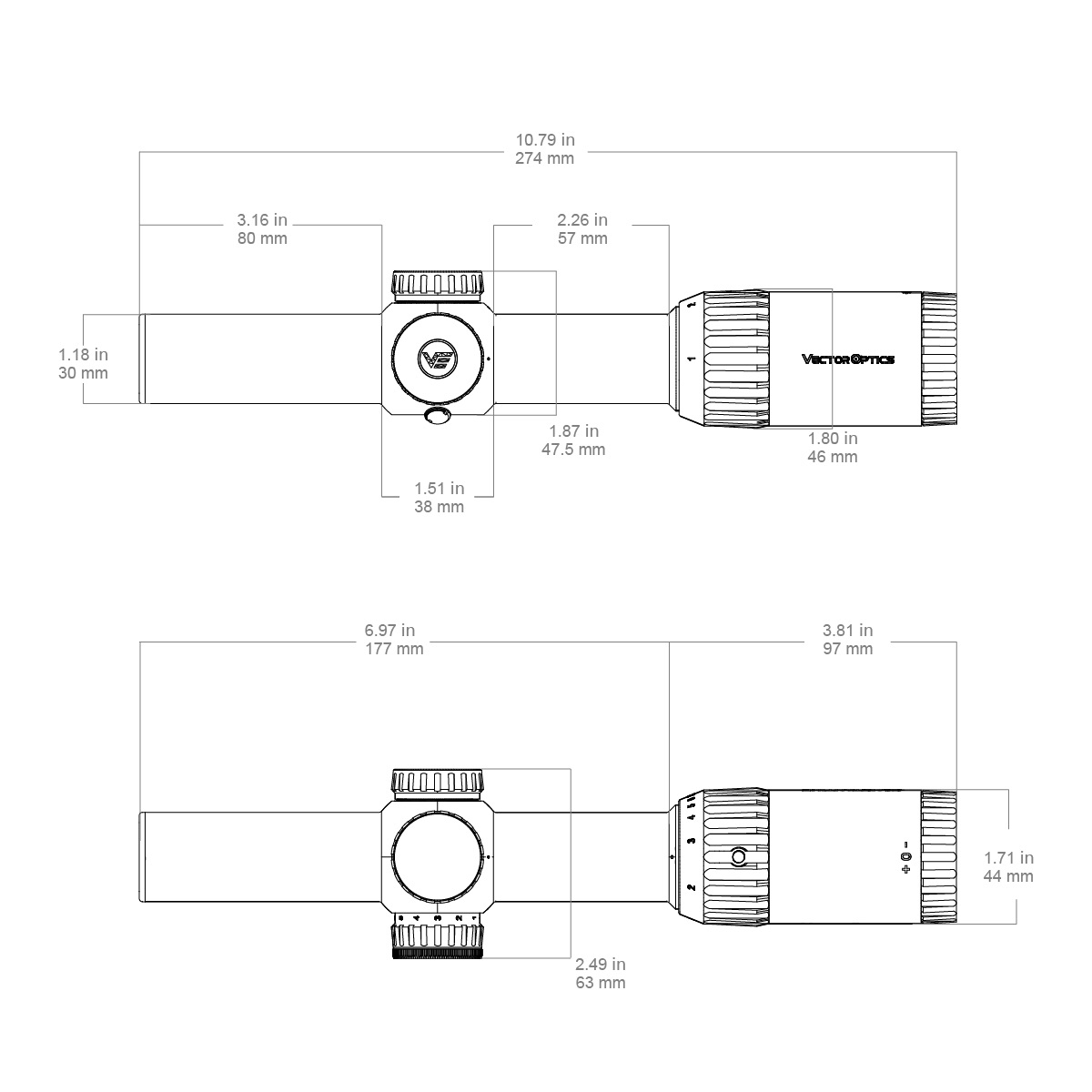 CONSTANTINE 1-8x24 RAR LPVO Riflescope OD-A-SCFF-60 asgbox.pl CONSTANTINE 1-8x24 RAR LPVO Riflescope - obrazek 14