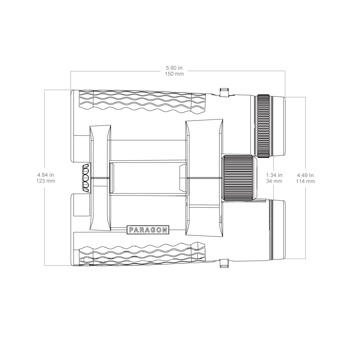 PARAGON 8x42 HD Binocular - Tan OD-A-SCBO-12 asgbox.pl PARAGON 8x42 HD Binocular - Tan - obrazek 10