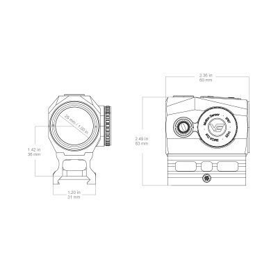 SCRAPPER Ultra Compact 1x25 Red Dot Sight - Black OD-A-SCRD-74 asgbox.pl SCRAPPER Ultra Compact 1x25 Red Dot Sight - Black OD-A-SCRD-74 asgbox.pl