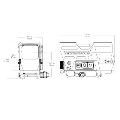 FRENZY Plus Red Dot Sight 1x31x26 (Multi Reticle) - Black OD-A-SCRD-M67 asgbox.pl FRENZY Plus Red Dot Sight 1x31x26 (Multi Reticle) - Black OD-A-SCRD-M67 asgbox.pl