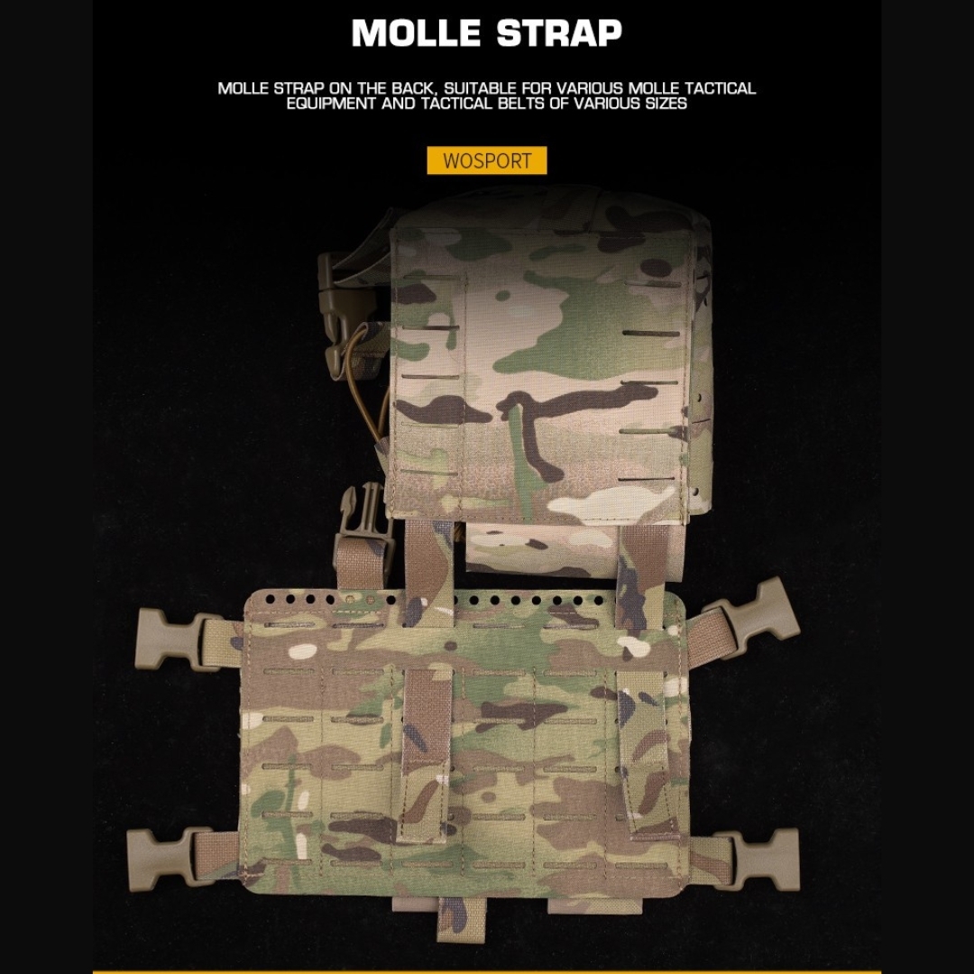 WST Multifunctional Molle Pouch with Radio Pocket, Large - Ranger Green OD-A-WOSP193-RG asgbox.pl WST Multifunctional Molle Pouch with Radio Pocket, Large - Ranger Green - obrazek 6