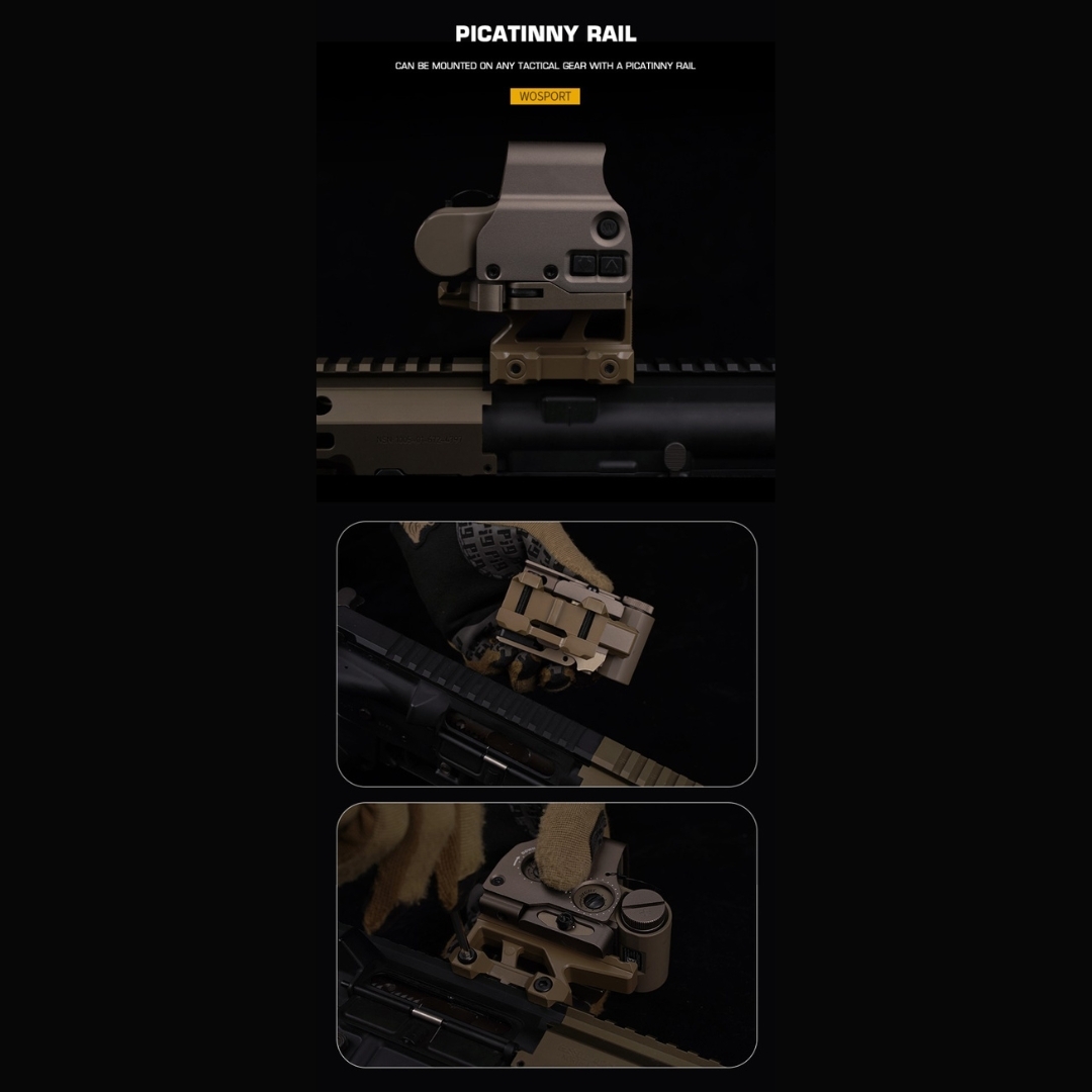 WST RIS Picatinny Riser Mount (E style) - Black OD-A-WOSP200-BK asgbox.pl WST RIS Picatinny Riser Mount (E style) - Black - obrazek 6