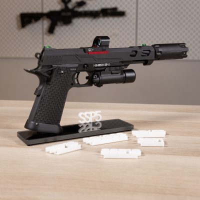 Novritsch Hi-Capa / G-Series Pistol Glass Stand - Black OD-A-NOVRITSCH211 asgbox.pl Novritsch Hi-Capa / G-Series Pistol Glass Stand - Black OD-A-NOVRITSCH211 asgbox.pl