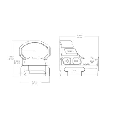 FRENZY-S 28x19 RMSx Red Dot Sight - Black OD-A-SCRD-66 asgbox.pl FRENZY-S 28x19 RMSx Red Dot Sight - Black OD-A-SCRD-66 asgbox.pl