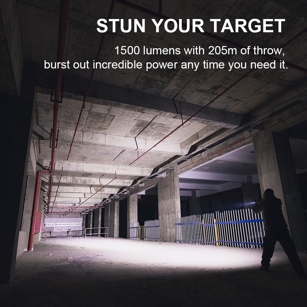 OLIGHT Pistol Flashlight Valkyrie PL-3R 1500 lm - Black OD-A-OLIGHT002 asgbox.pl OLIGHT Pistol Flashlight Valkyrie PL-3R 1500 lm - Black - obrazek 6