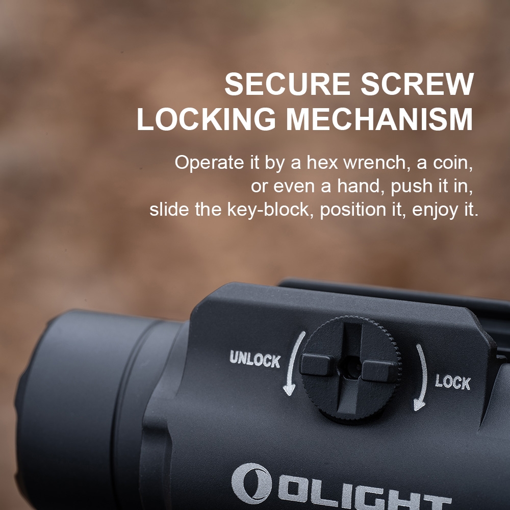 OLIGHT Pistol Flashlight Valkyrie PL-3R 1500 lm - Black OD-A-OLIGHT002 asgbox.pl OLIGHT Pistol Flashlight Valkyrie PL-3R 1500 lm - Black - obrazek 9