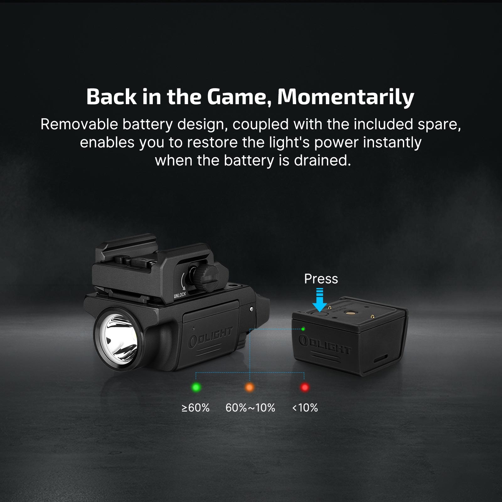 OLIGHT Pistol Flashlight Valkyrie PL-Mini 3 600 lm - Black OD-A-OLIGHT004 asgbox.pl OLIGHT Pistol Flashlight Valkyrie PL-Mini 3 600 lm - Black - obrazek 12