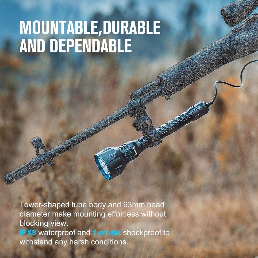 OLIGHT Flashlight JAVELOT Turbo 1300 lm - Black OD-A-OLIGHT020 asgbox.pl OLIGHT Flashlight JAVELOT Turbo 1300 lm - Black - obrazek 8