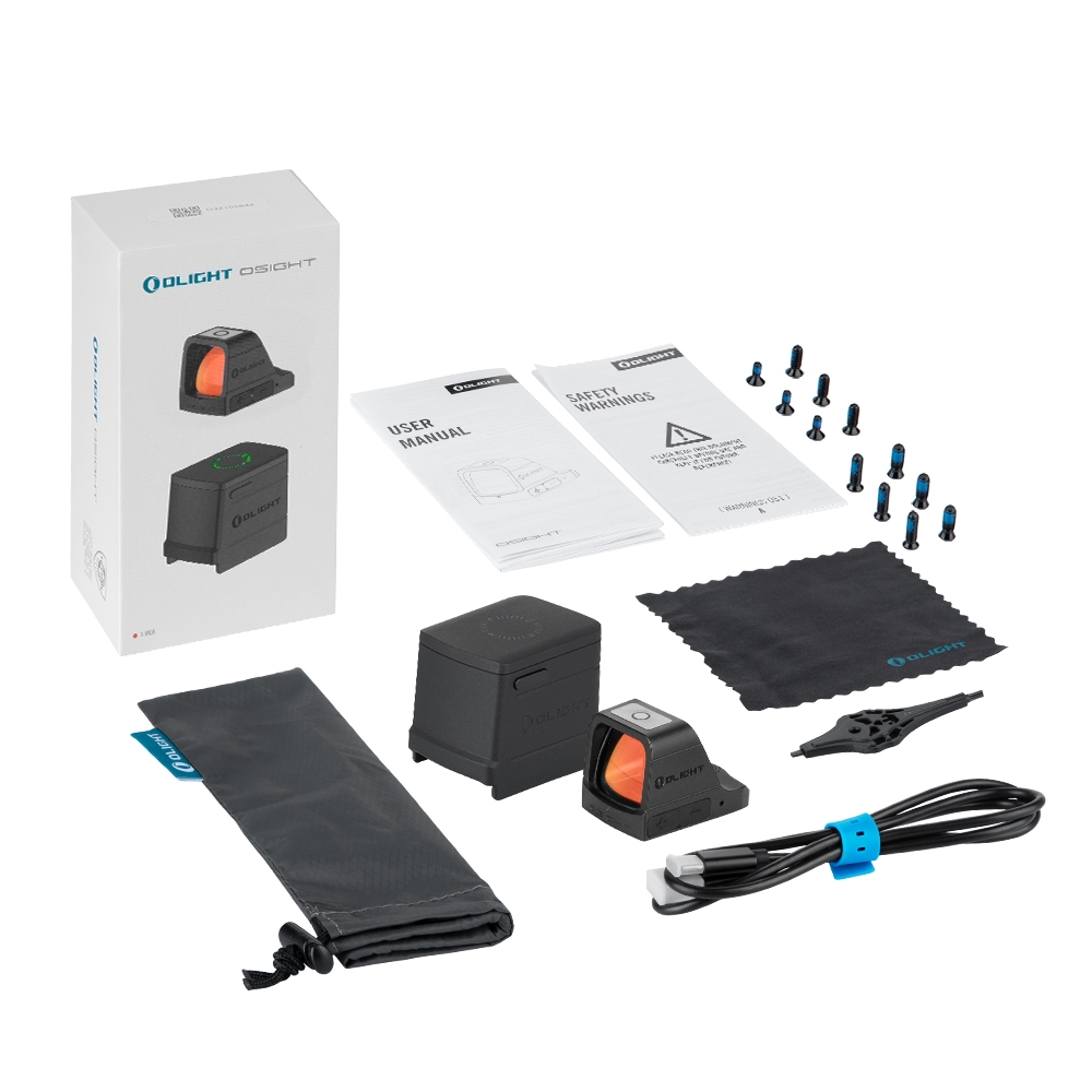 OLIGHT Red Dot Sight OSIGHT GRN (Green Dot) with Powerbank - Black OD-A-OLIGHT026-GRN asgbox.pl OLIGHT Red Dot Sight OSIGHT GRN (Green Dot) with Powerbank - Black - obrazek 14