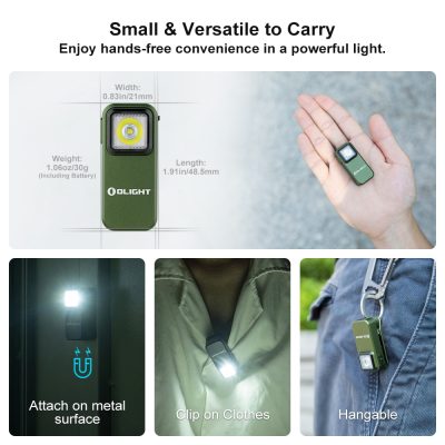 OLIGHT Rechargeable Flashlight OCLIP 300 lm - Green OD-A-OLIGHT025-OD asgbox.pl OLIGHT Rechargeable Flashlight OCLIP 300 lm - Green OD-A-OLIGHT025-OD asgbox.pl