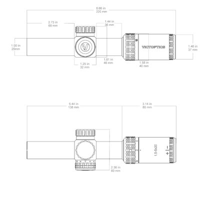 LPVO Riflescope VictOptics SOI 1,5-5x20 - Black OD-A-VIOC-01 asgbox.pl LPVO Riflescope VictOptics SOI 1,5-5x20 - Black OD-A-VIOC-01 asgbox.pl