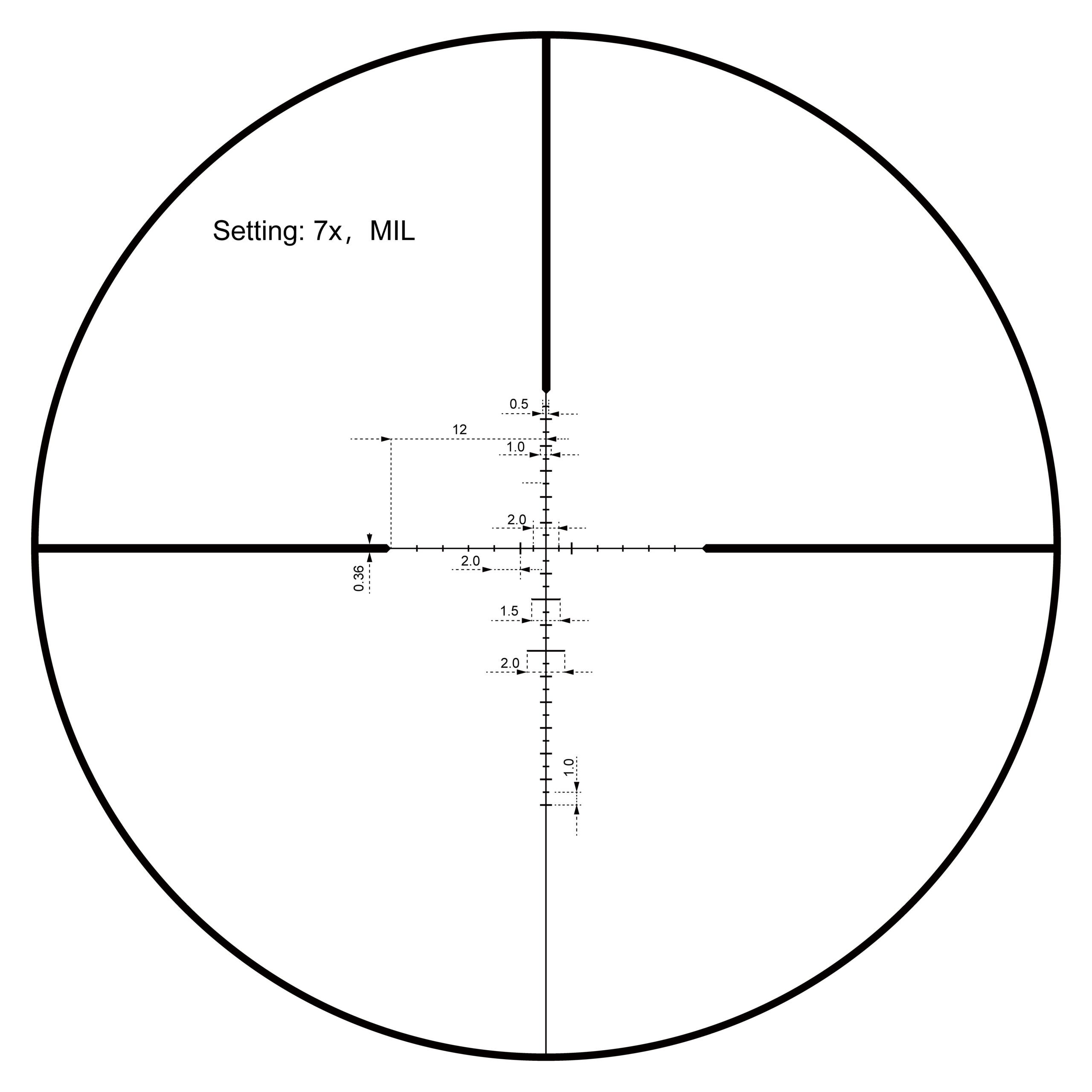 Riflescope VictOptics SOI 2-7x32 - Black OD-A-VIOC-02 asgbox.pl Riflescope VictOptics SOI 2-7x32 - Black - obrazek 12