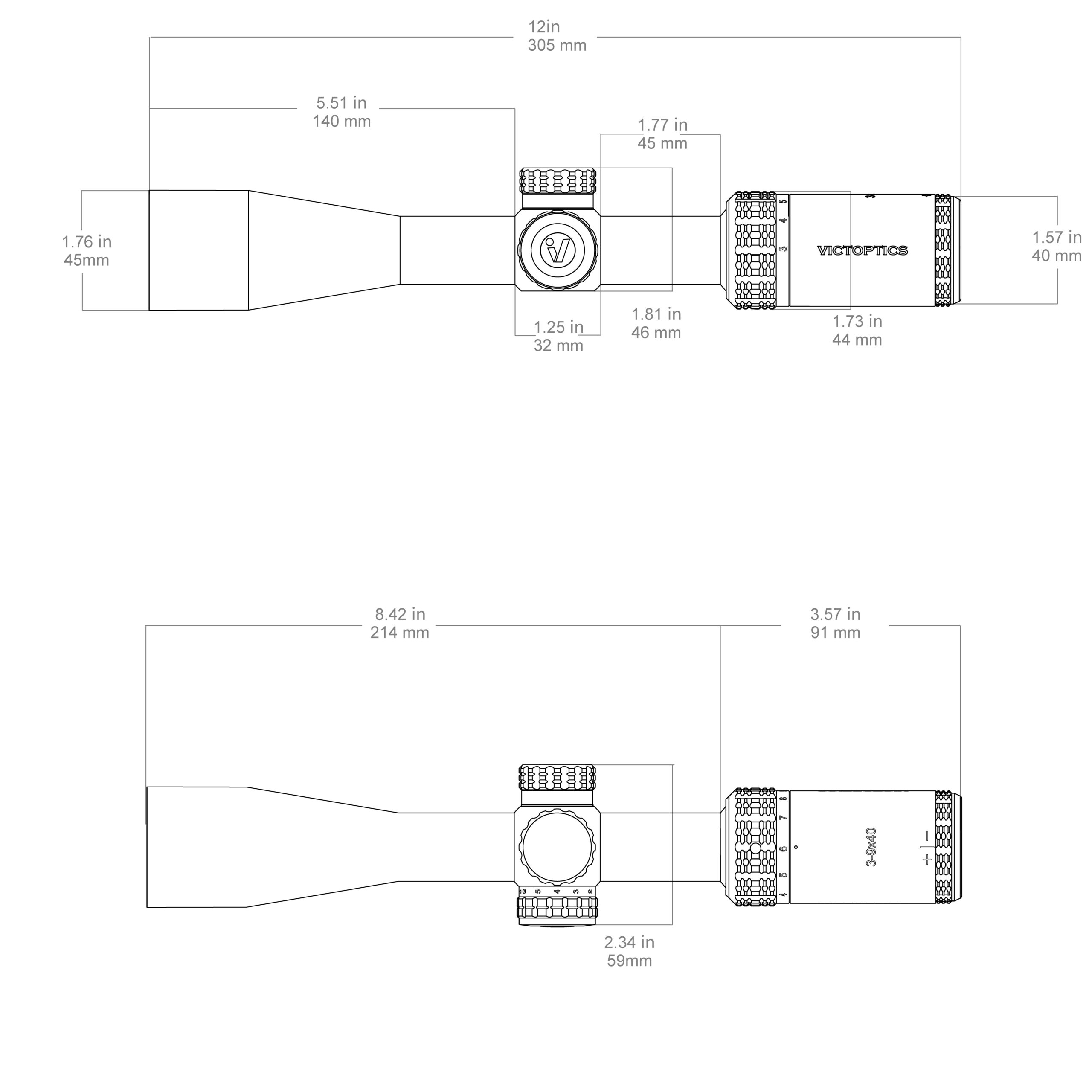 Riflescope VictOptics SOI 3-9x40 - Black OD-A-VIOC-03 asgbox.pl Riflescope VictOptics SOI 3-9x40 - Black - obrazek 13