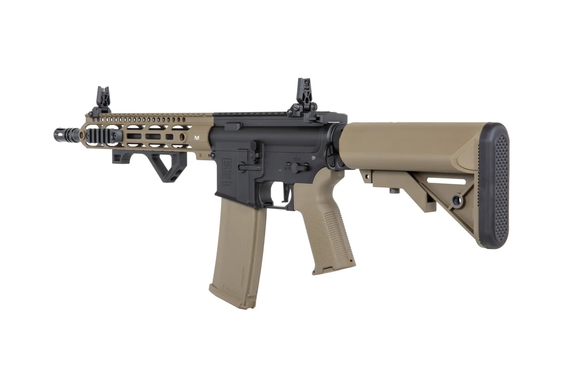 SA M4 Carbine M-LOK (SA-P20 Prime(TM) Aster II ETU) with Brushless Motor - Black/Tan OD-A-SPARMS268-TAN asgbox.pl SA M4 Carbine M-LOK (SA-P20 Prime(TM) Aster II ETU) with Brushless Motor - Black/Tan - obrazek 6