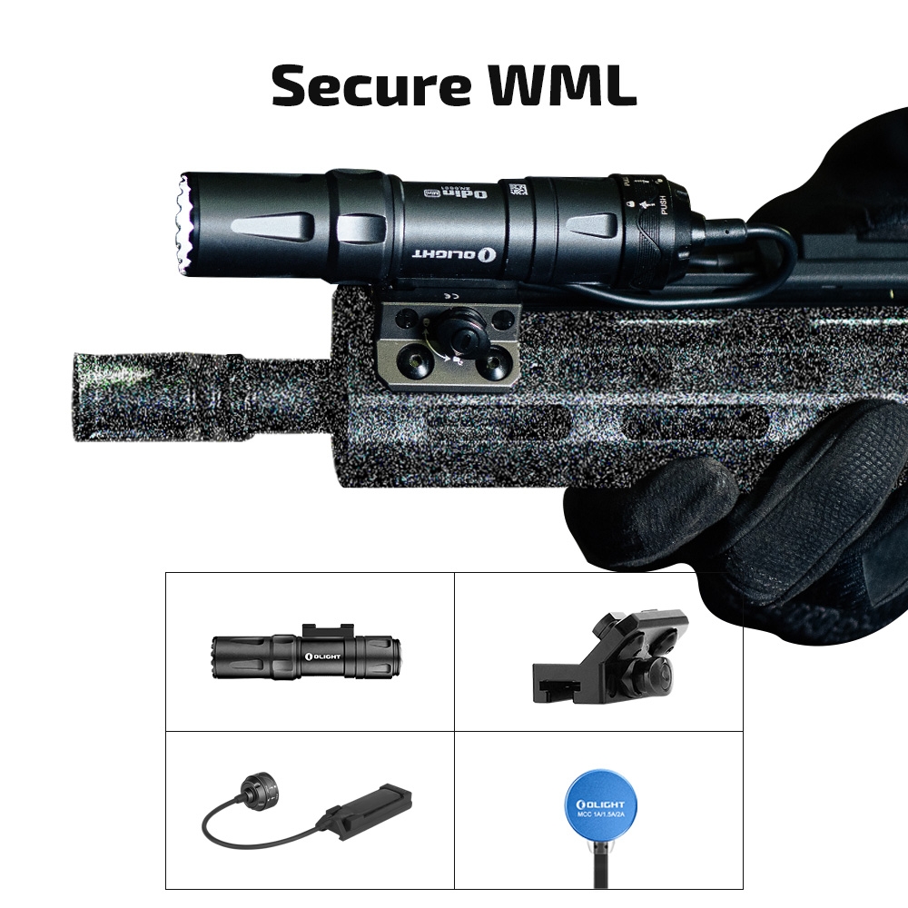 OLIGHT Rifle Flashlight ODIN Mini 1250 lm, M-LOK Mount - Tan OD-A-OLIGHT007-TAN asgbox.pl OLIGHT Rifle Flashlight ODIN Mini 1250 lm, M-LOK Mount - Tan - obrazek 8