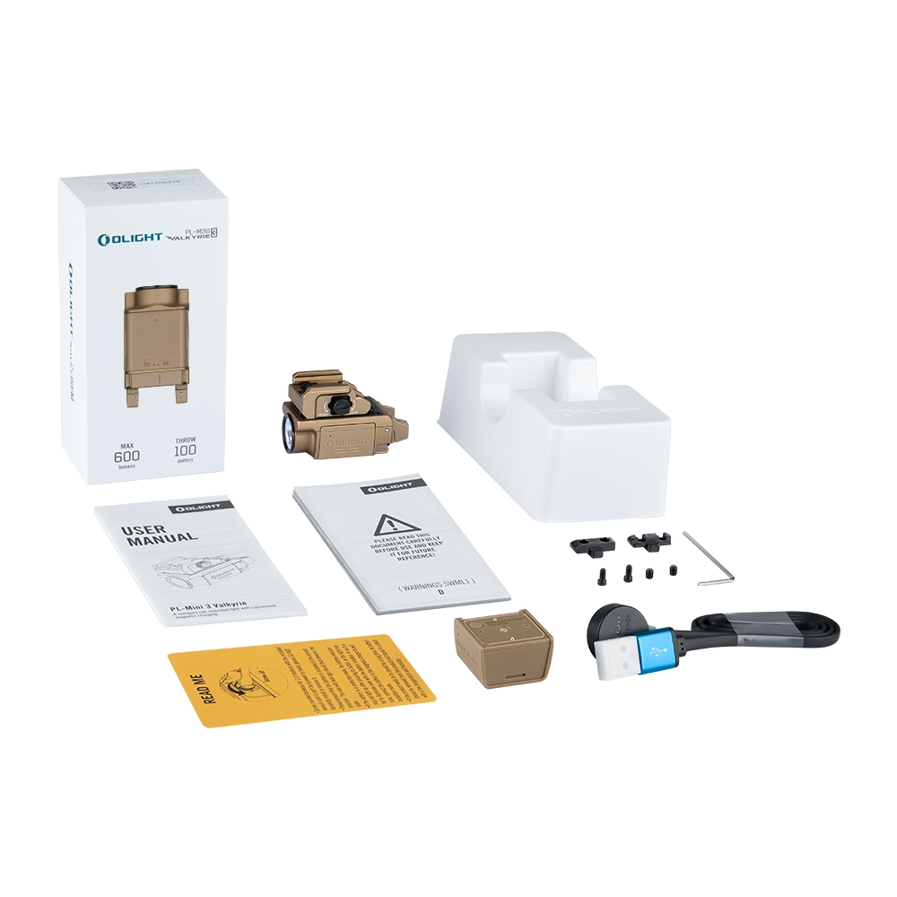 OLIGHT Pistol Flashlight Valkyrie PL-Mini 3 600 lm - Tan OD-A-OLIGHT004-TAN asgbox.pl OLIGHT Pistol Flashlight Valkyrie PL-Mini 3 600 lm - Tan - obrazek 10