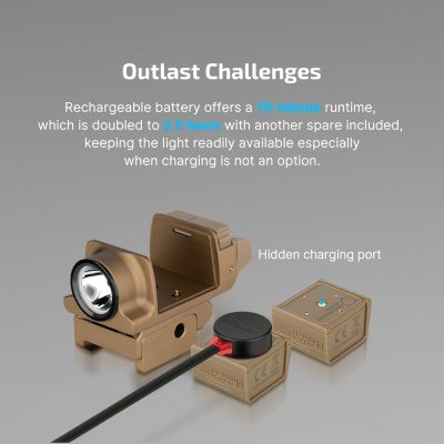 OLIGHT Pistol Flashlight Valkyrie PL-Mini 3 600 lm - Tan OD-A-OLIGHT004-TAN asgbox.pl OLIGHT Pistol Flashlight Valkyrie PL-Mini 3 600 lm - Tan OD-A-OLIGHT004-TAN asgbox.pl